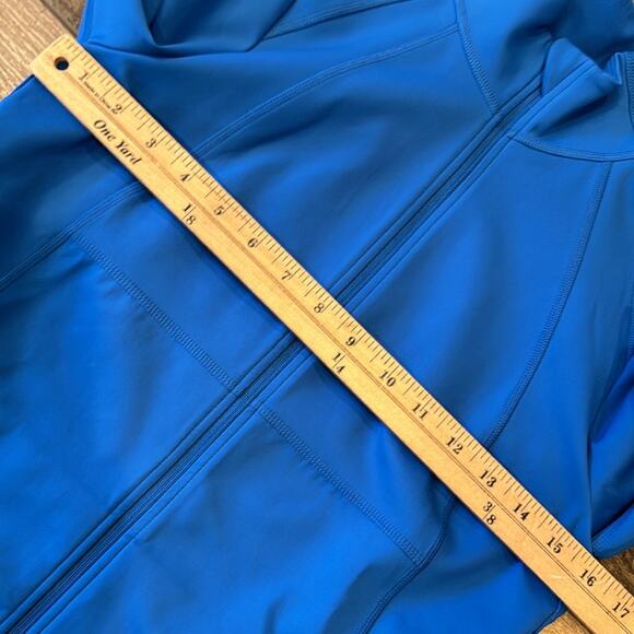 Sweaty Betty Women's Power Boost Workout Zip Up Oxford Blue Size M - Picture 6 of 10